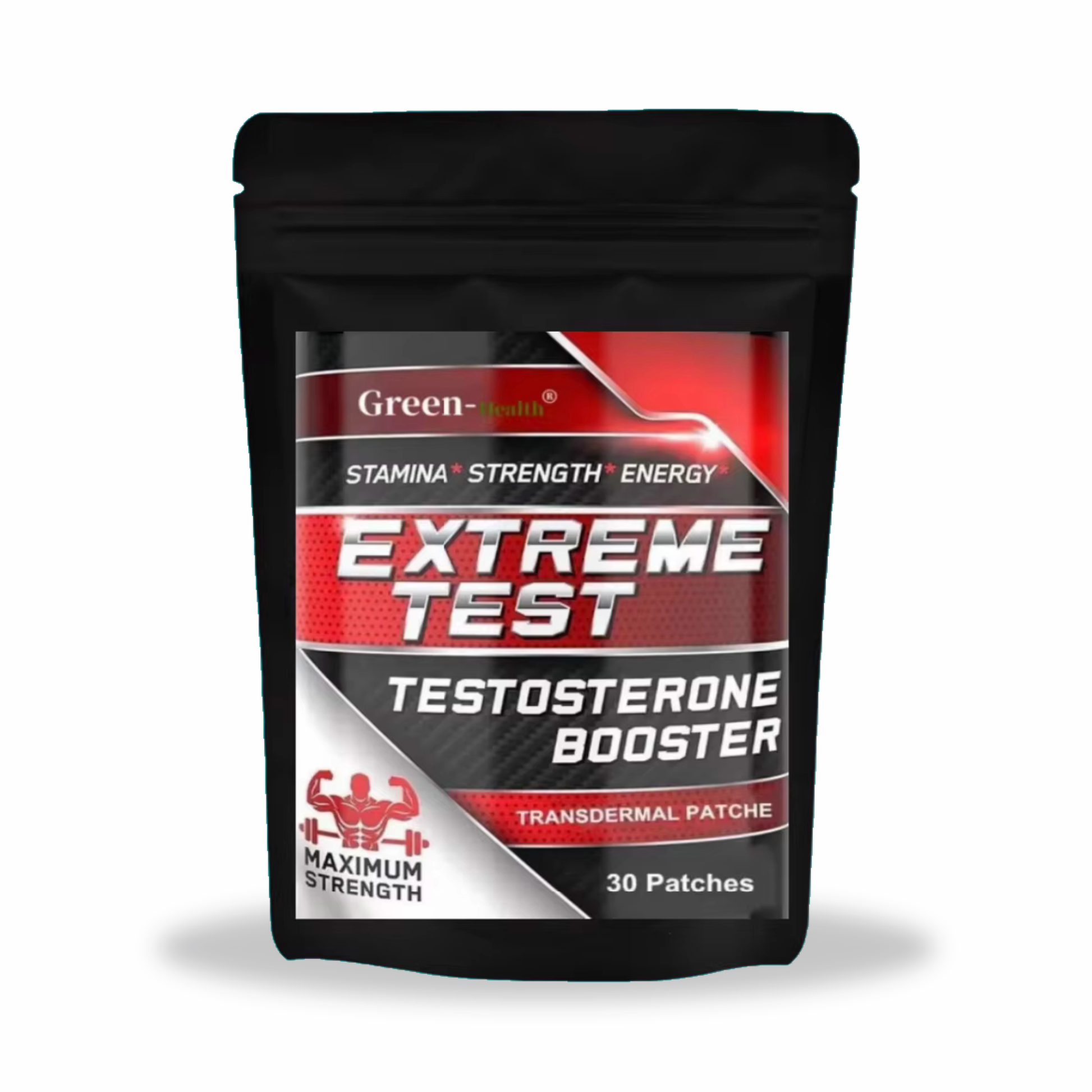 BIRKOO Extreme Test® – Parche transdérmico de testosterona, pack de 30 parches
